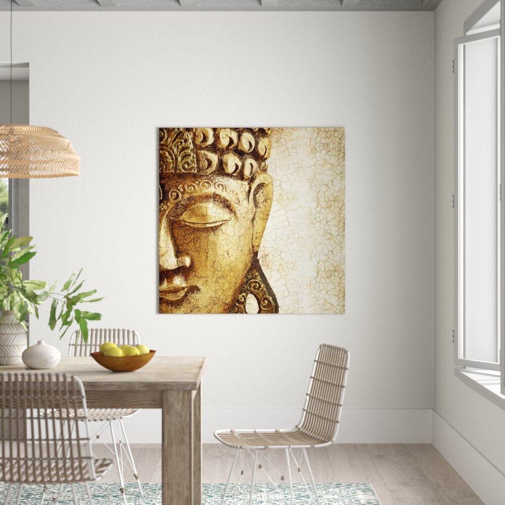 Leinwandbild Vintage Buddha