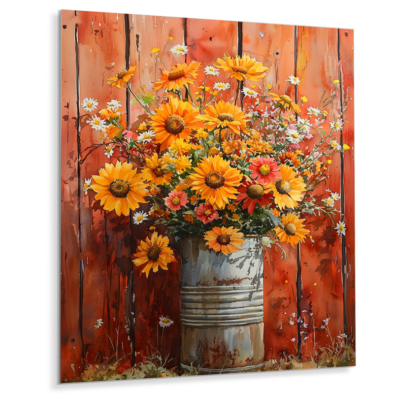 Décoration murale Patillo - Bouquets assortis, H 32 po x l 24 po
