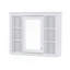 Armoire de salle de bain murale polyvalente avec plusieurs tablettes et un design élégant