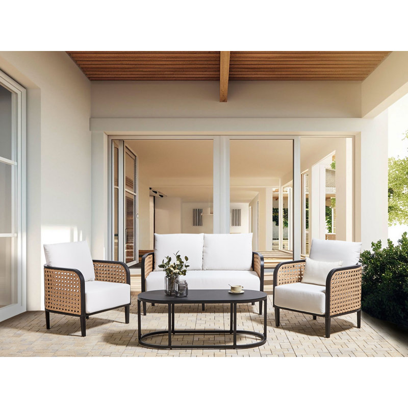 MONTEFALCO 4 - Person Garden Lounge Set with Cushions
