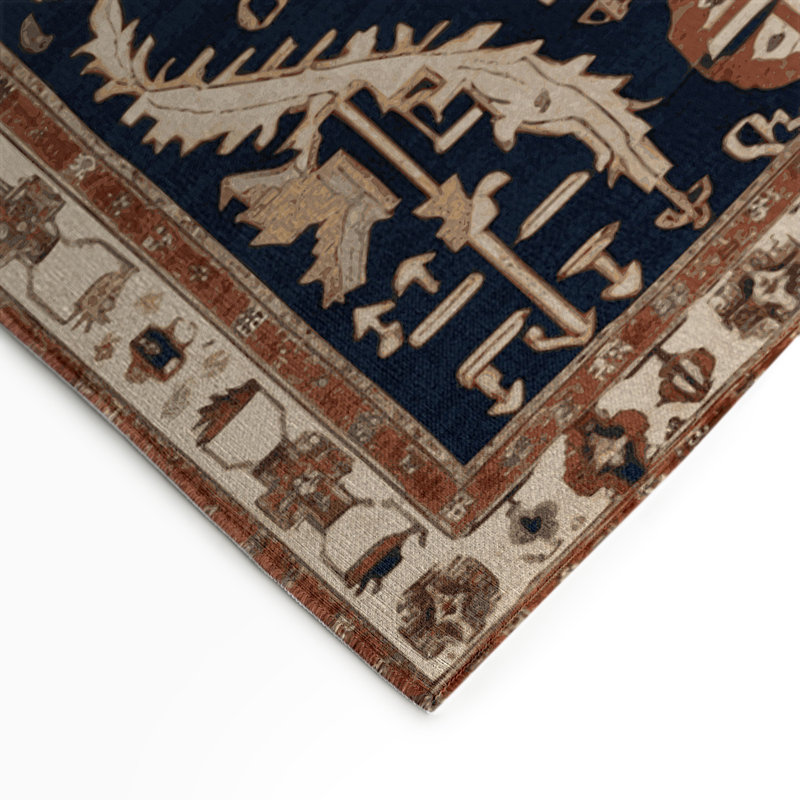 Tapis turc intérieur et extérieur gris, Rectangulaire 3 pi x 5 pi