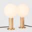 Knuckle Table Lamp In Oak + Sphere IV