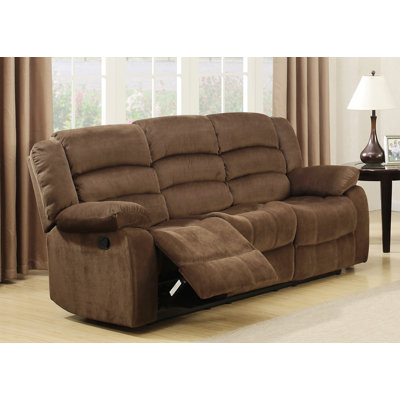 3-Seater Upholstered Sofa With Armrests