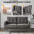 Balaton Upholstered 56.7'' Loveseat-1339224179