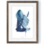 «Indigo Collide II» par Paul Cezanne - reproduction d'art encadrée-98117356-98117358