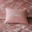 Édredon pour lit simple / simple TG en velours rosé - Diamond