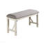 Banc - gris et blanc