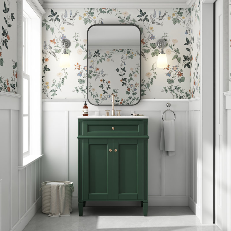 Smart Storage Ceramic Sink Modern Compact Bathroom