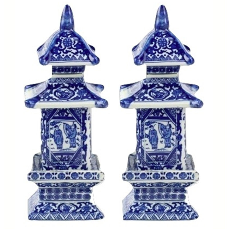 Mini Blue And White Pagoda 1