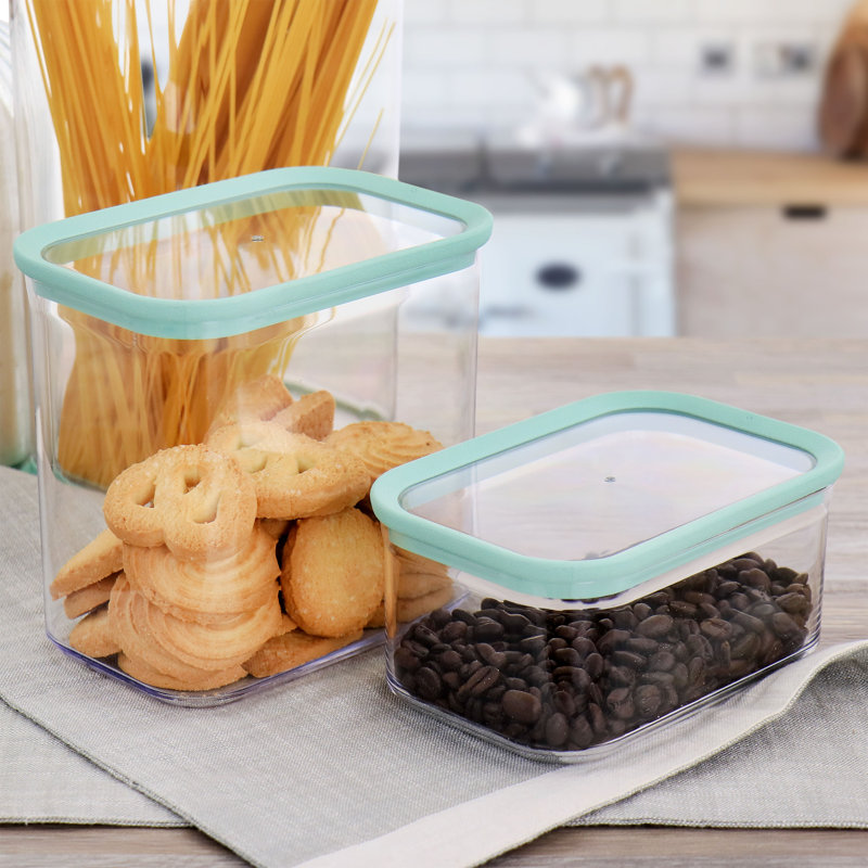 Mint Green BPA-Free Plastic Food Storage Set