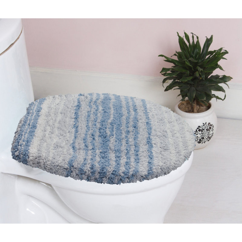 Griffie Toilet Lid Cover, Blue
