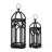 One Allium Way Farmhouse Church Window Wood and Metal Lantern-438284935