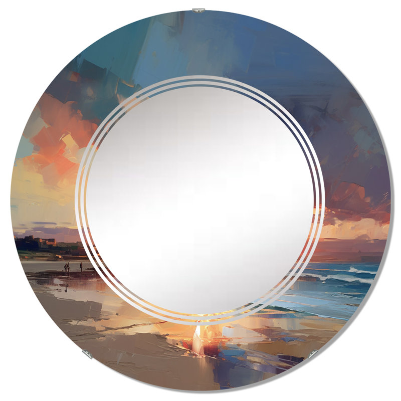 Miroir mural Leejean, 32 po x 32 po