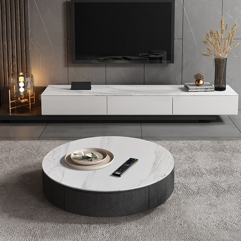 Table basse en ardoise minimaliste italienne