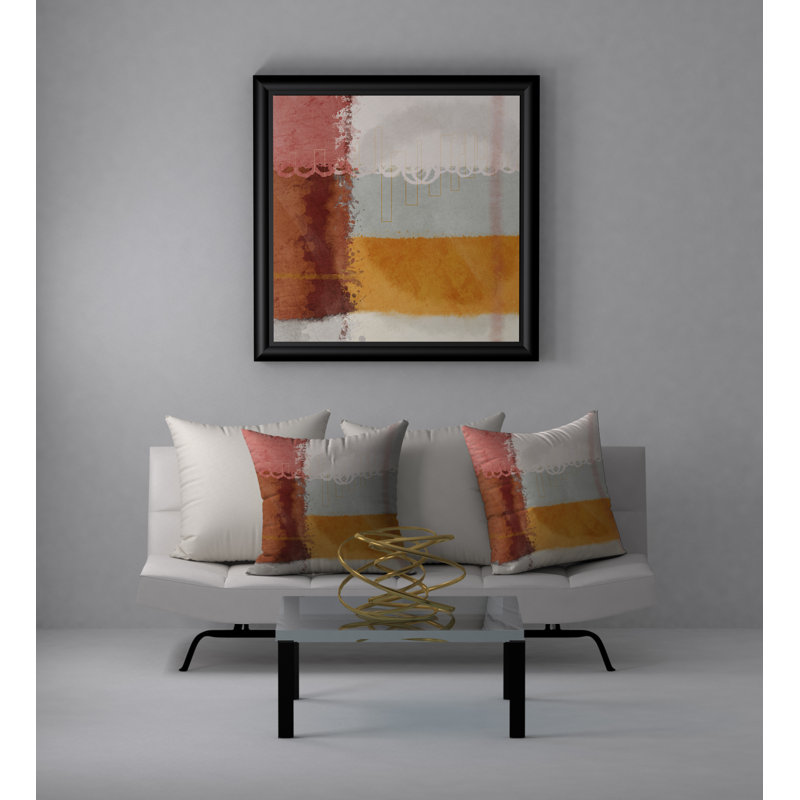 Housse de coussin carrée/insert exceptionnelle serene, 24" X 24"