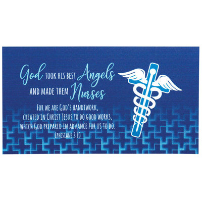 Magnet Nurse God Took Caduceus 5x2.75