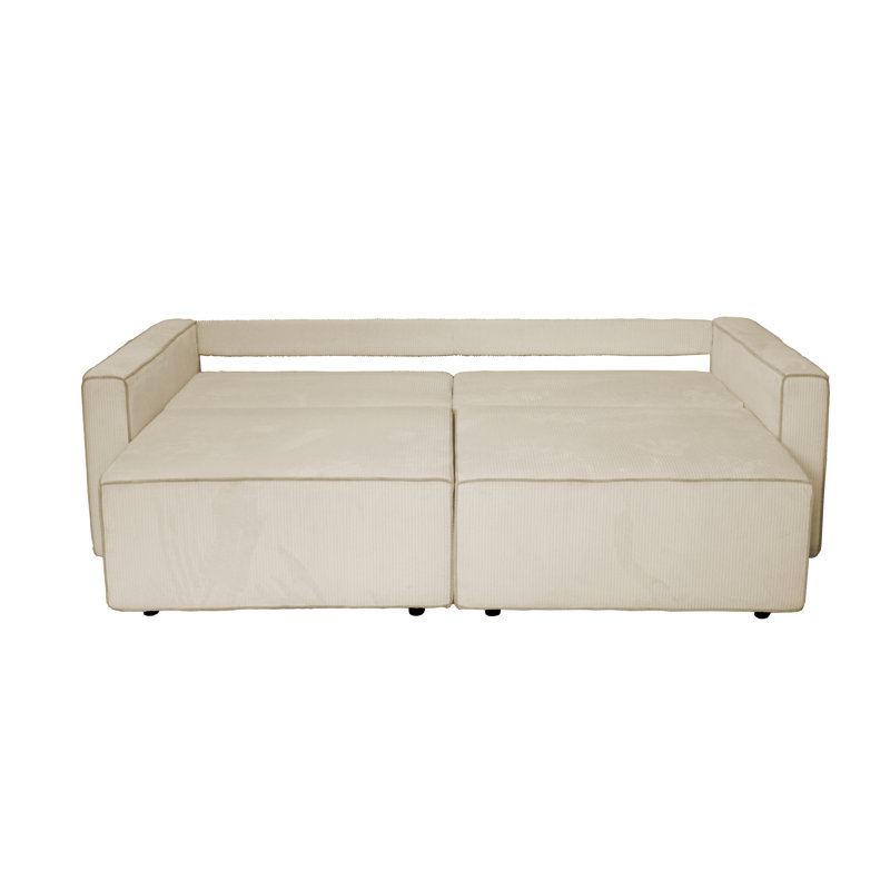 3 Seater Sleeper, Off White
