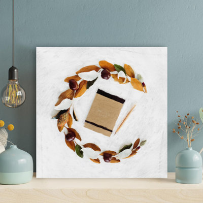 " Click Pen And Master Plan Surrounded With Chestnut " Painting Print