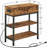 Reca Vintage Colour Triple Row Side Table with Door-1759560704