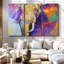 Animal «Rainbow Elephant Canvas Print» sur-98865952