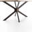 Rectangular with Iron Base Dining Table