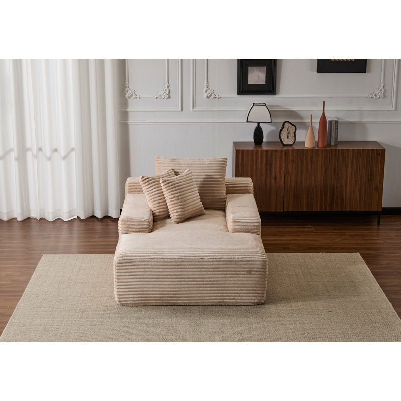 Méridienne surdimensionnée surdimensionnée Cozy Cloud Couch, Beige