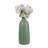 Decorative Textured Ceramic Table Vase for Home Decor Accent - Plaid Pattern Flower Vase for Shelf and Living Room Decor-89110064-89110065
