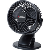 Lorell USB Personal Fan - 127 Mm Diameter - 2 Speed - Breeze Mode, Quiet, Adjustable Tilt Head - 7.7" Height X 5.8" Width - Black