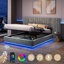 Ottoman Bed With Led Grey-750749054