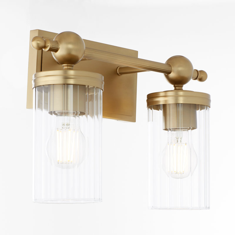 Meuble-lavabo 2 lumières LEE Boulevard, Antique Brass