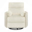 Fauteuil inclinable manuel en velours côtelé