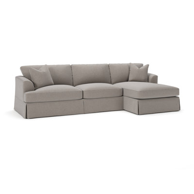 Lucia 128" Wide Down Cushion Sofa & Chaise
