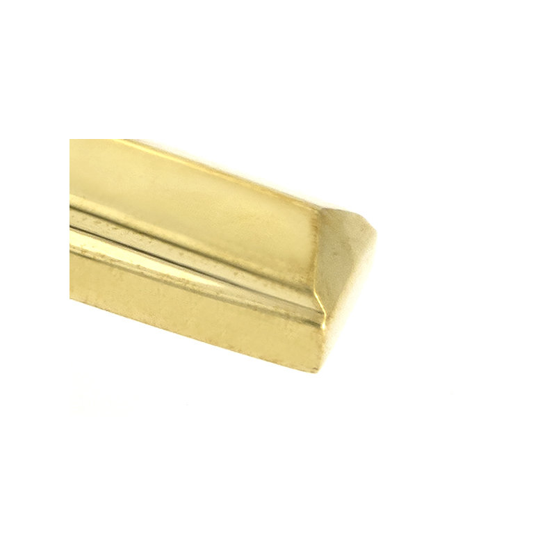Art Deco Locking Fastener - RH, Polished Brass