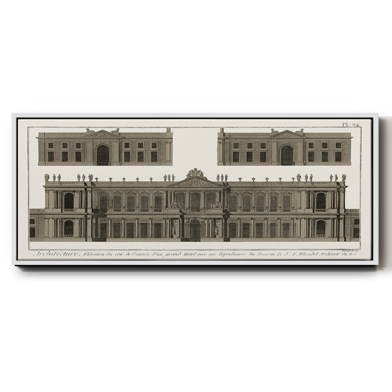 Buildings & Facades I- Framed Canvas