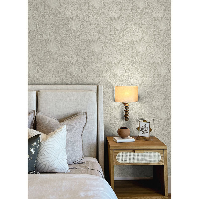 Vita Sage Botanical Wallpaper, Brown