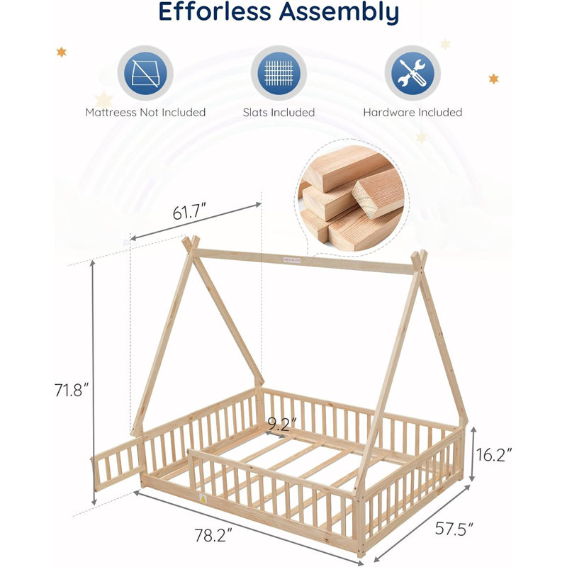 Dhima Kids Platform, Full, Natural