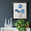 Toile encadrée «Blue Blossom Botanical I-Premium» - prête à être accrochée-61352934-61352935