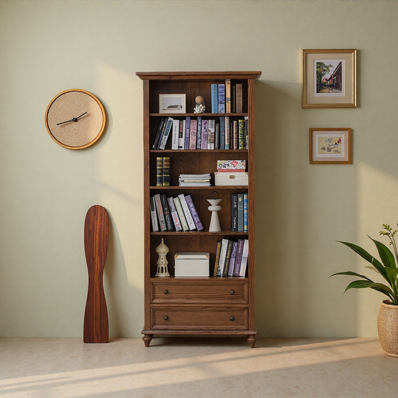 American Classical Style Bookcase, Brown