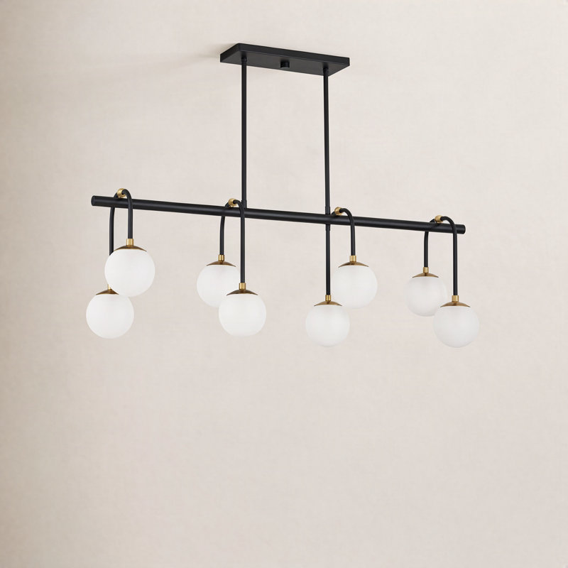 Fardin 8 - Light Unique Modern Linear Chandelier