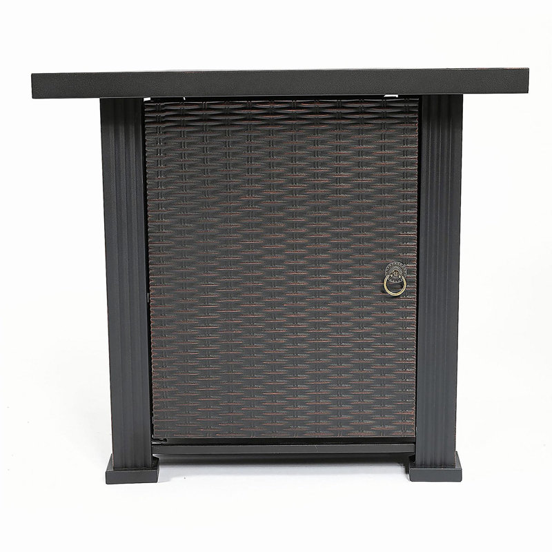 28-inch square fire pit table