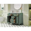 Meuble-lavabo de 36 pouces avec finition, lavabo en céramique, 2 armoires de rangement, 4 tiroirs, meuble-lavabo moderne, lavabo, armoires, trop-plein pré-percé, quincaillerie, installation facile