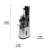 Omega Wide Mouth Vertical Cold Press Juicer, in Silver