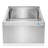 24'' L x 24'' W Floor Sink with Backsplash
