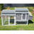 Cheyenne Chicken Coop Grey & White
