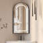 Aishwarya  Vintage Arched Bathroom Mirror Cabinet 40x80cm, 4 Shelf-490704089