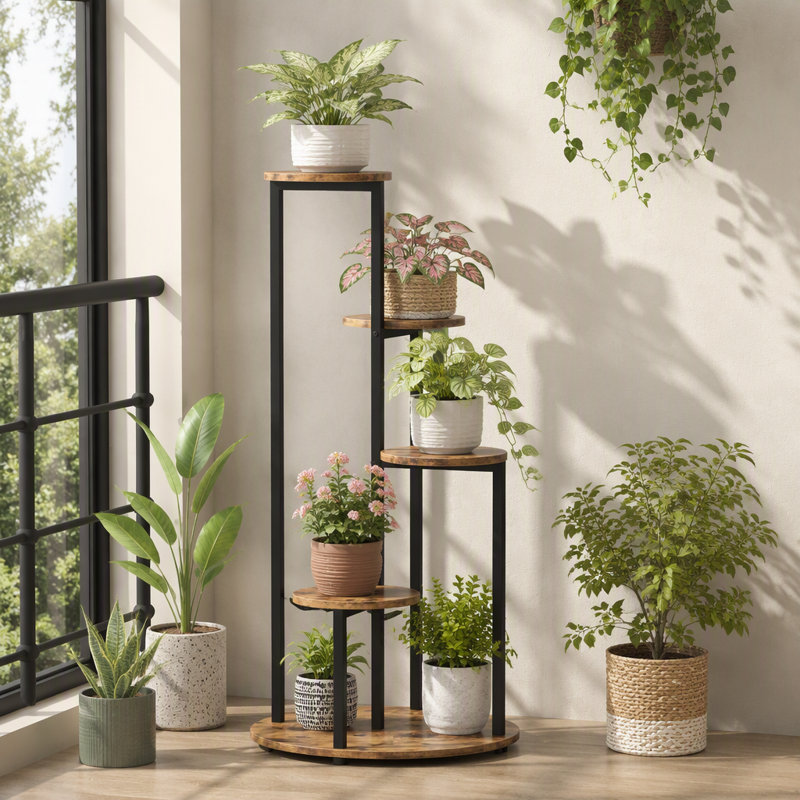 Support pour plante à 4 niveaux