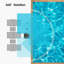 Parasol en porte-à-faux rectangulaire 132 "x 108" avec base à roulettes, bleu turquoise-93581370-139037529