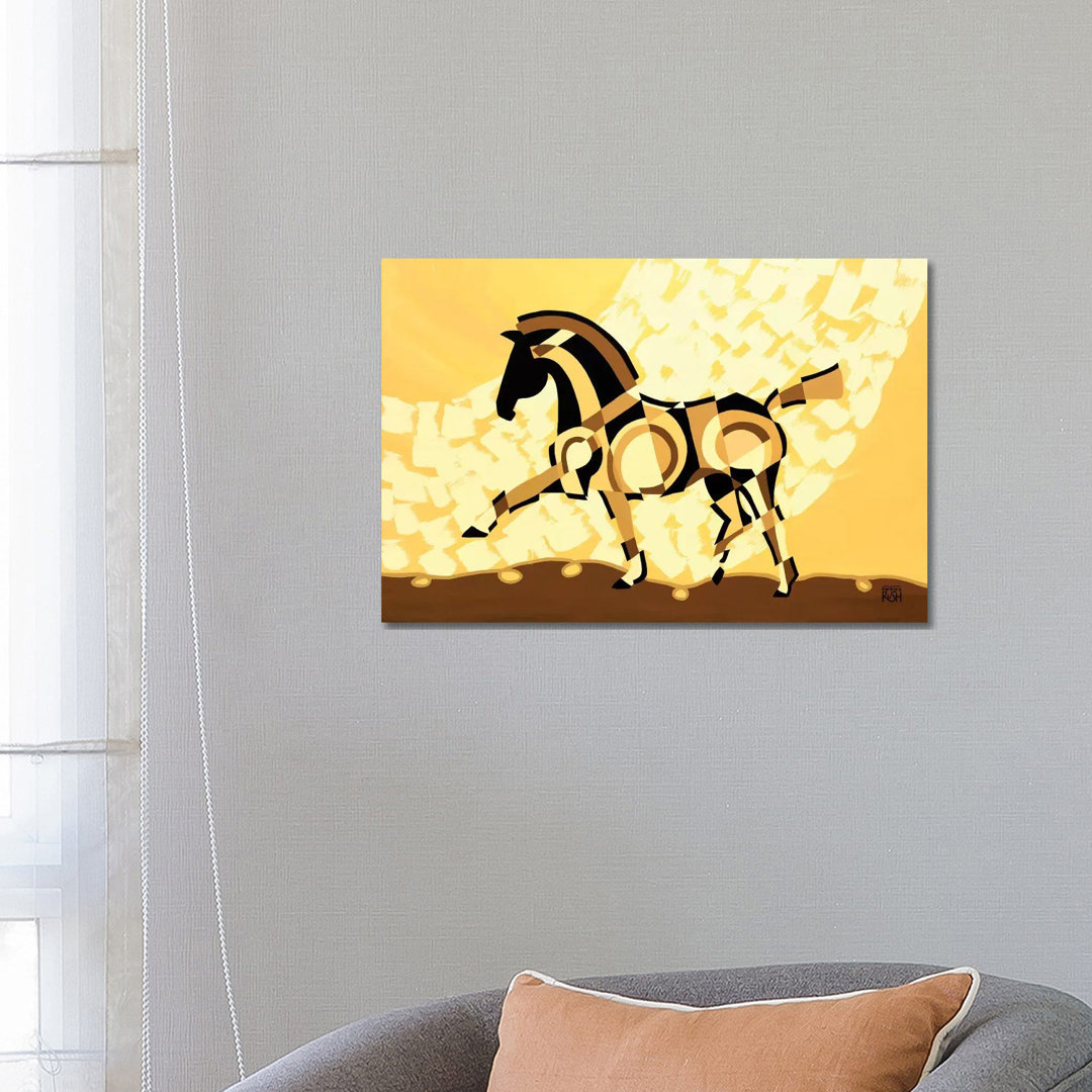 Passage Of Equus von Barbara Rush - No Frame Gallery-Wrapped Canvas Giclée on Canvas