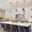 Luminaire suspendu en verre 1 lumière Farmhouse Schoolhouse pour îlot de cuisine ou salle à manger -1357628389