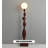American Retro Glass & Solid Wood Floor Lamp